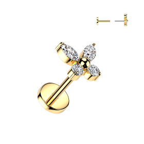 Piercing papillon en titane...