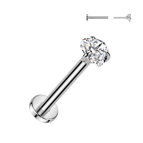 Piercing nez en titane gris...