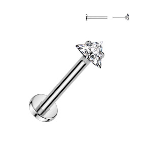 Piercing nez en titane gris...