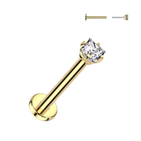 Piercing nez en titane doré...