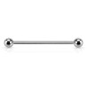 Piercing oreille industriel en titane bille 5mm Piercing oreille industriel en titane bille 5mm