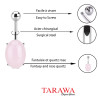 Piercing Nombril Pierre Quartz rose - Tarawa.com