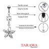 Piercing Nombril Fleur Pendante