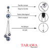 Piercing nombril chaine imitation perle - Tarawa Piercing