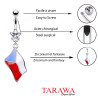 Piercing nombril drapeau de la République Tchèque - Tarawa.com