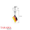 Piercing nombril drapeau pay Allemand - Tarawa.com
