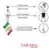 Piercing nombril drapeau du Mexique - Tarawa.com