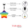 Piercing nombril motif étoile Gaypride - piercing Tarawa.com