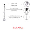 Piercing nombril Cascade cristal - Tarawa.com