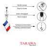 Piercing nombril drapeau de la Hollande - Tarawa.com