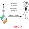 Piercing nombril drapeau de l'Irlande - Tarawa.com