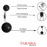 Piercing nombril bille noir - Piercing Tarawa.com