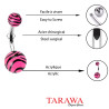 Piercing Nombril fluo zébré noir et rose- Piercing Tarawa.com
