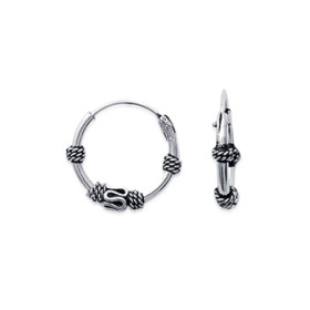 Boucle d’oreille anneau en...