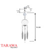 Piercing nombril attrape rêve long pendant -Tarawa piercing