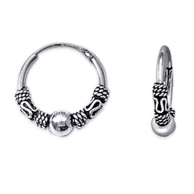 Boucle d’oreille argent...