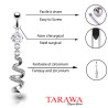 Piercing nombril pendant cascade  cristal - Piercing tarawa