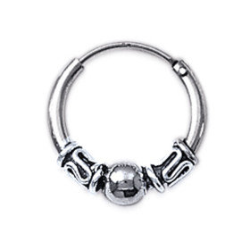 Boucle d’oreille anneau en...