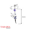 Piercing nombril fée clochette cristal Violet - Tarawa piercing
