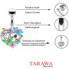 Piercing nombril coeur couleur - Tarawa.com