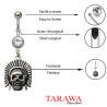Piercing nombril Skull indien - Piercing Tarawa.com