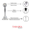 Piercing nombril Titane Cristal Triangle - Tarawa.com