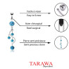 Piercing nombril vigne pierre Turquoise - Tarawa.com