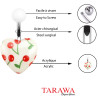 Piercing nombril Coeur logo cerise - Tarawa.com