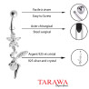 Piercing nombril Argent fée pendant - Tarawa.com