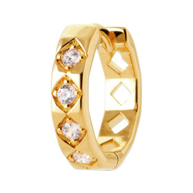 Créole plaqué or zirconium...