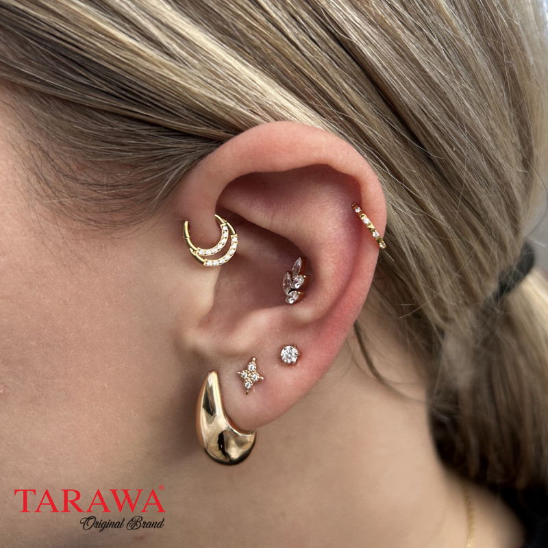 Composition doré strass