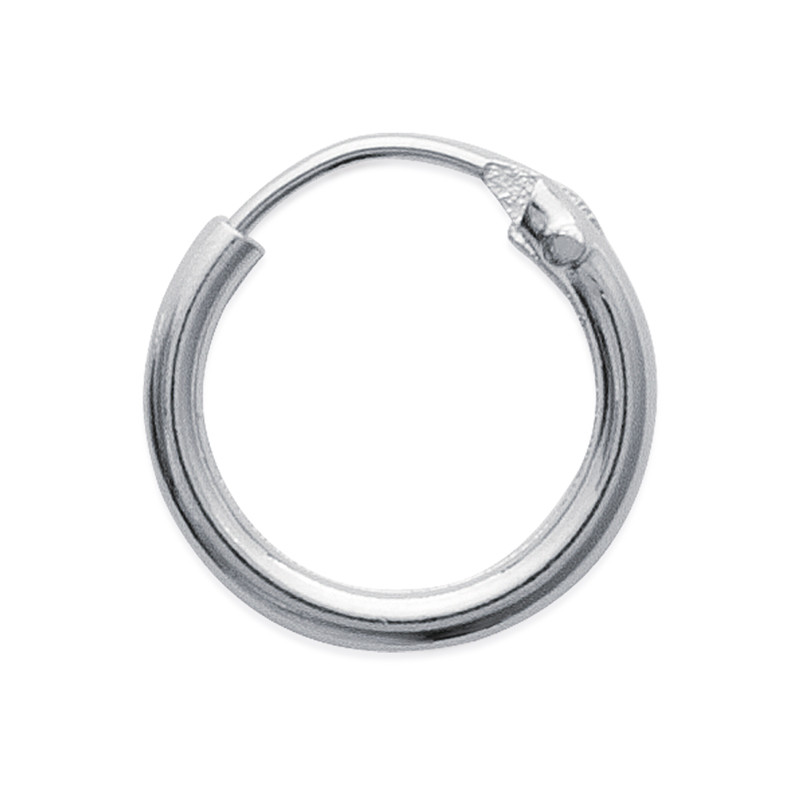 la créole en argent qui illumine ton style en douceur - Vendu à l'unité