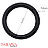 Piercing anneau segment 1.6 mm Black Line couleur noire - Tarawa