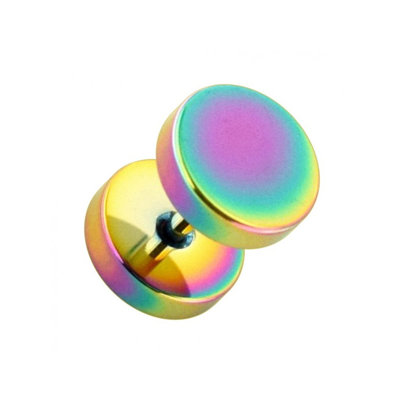 Faux écarteur multicolore en acier chirurgical pour un look stretch sans effort