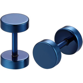 Faux écarteur bleu en acier...