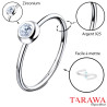 Piercing anneau pour le nez avec strass - Tarawa.com
