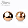 bille de piercing en titane or rose 1,2 mm — l’embout élégant et polyvalent pour sublimer ton bijou
