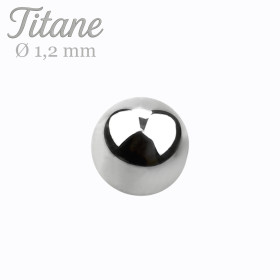 Bille de piercing en titane...