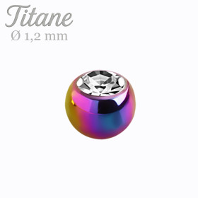 Bille de piercing 1,2 mm en...