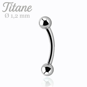 Piercing banane 1,2 mm en...