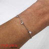 Bracelet Charms Étoiles en Argent 925