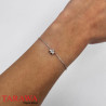 Bracelet Étoile Brillante en Argent 925