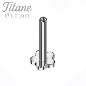 Barre Labret en Titane avec...