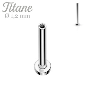 Barre de piercing en titane...