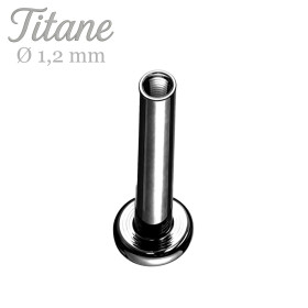 Barre labret titane...