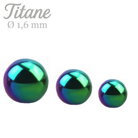 Bille de piercing 1.6 mm en...