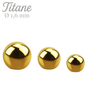 Bille de piercing 1.6 mm en...
