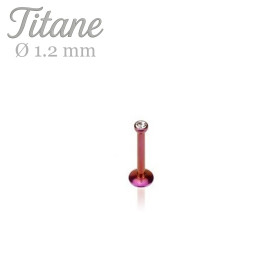 Piercing labret titane...