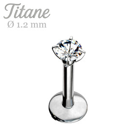 Piercing labret titane...