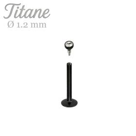 Piercing labret titane...